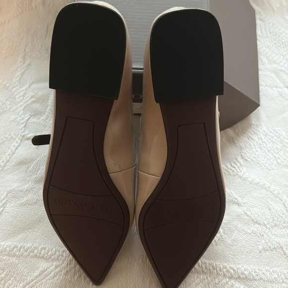 Franco Sarto Beige Pointed Toe Flats - Picture 2 of 4